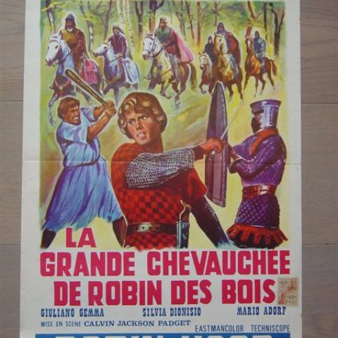'La grande chevauchee de Robin des bois' (director Calvin Jackson Padget-Giuliano Gemma)